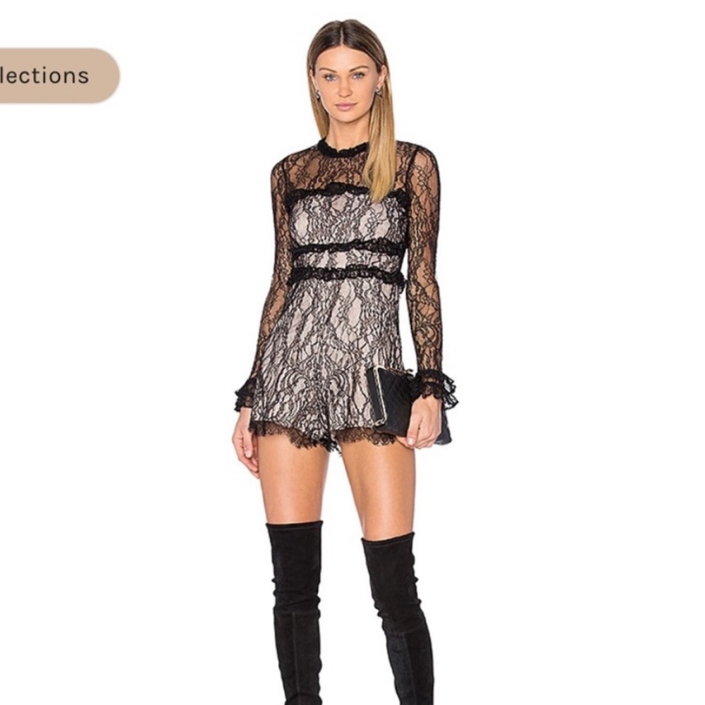 NWT Alexis Elsie Lace Romper! Size M
